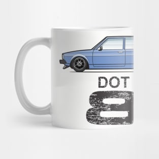 Dot 8 Blue Mug